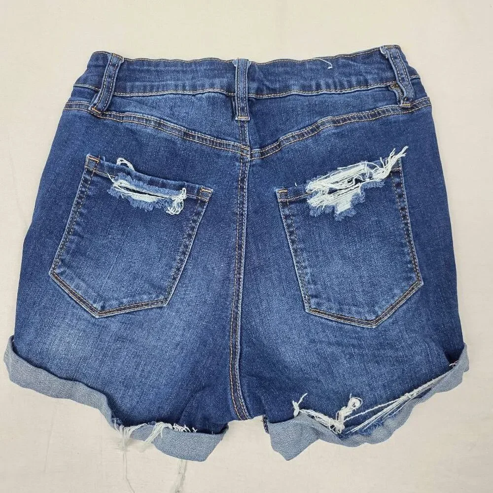 Rue21 Distressed Denim Shorts Womens 6